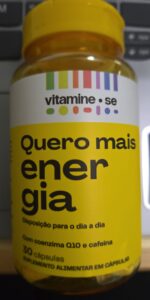 Tirei uma foto para mostrar pra vocês o suplemento que eu comprei.